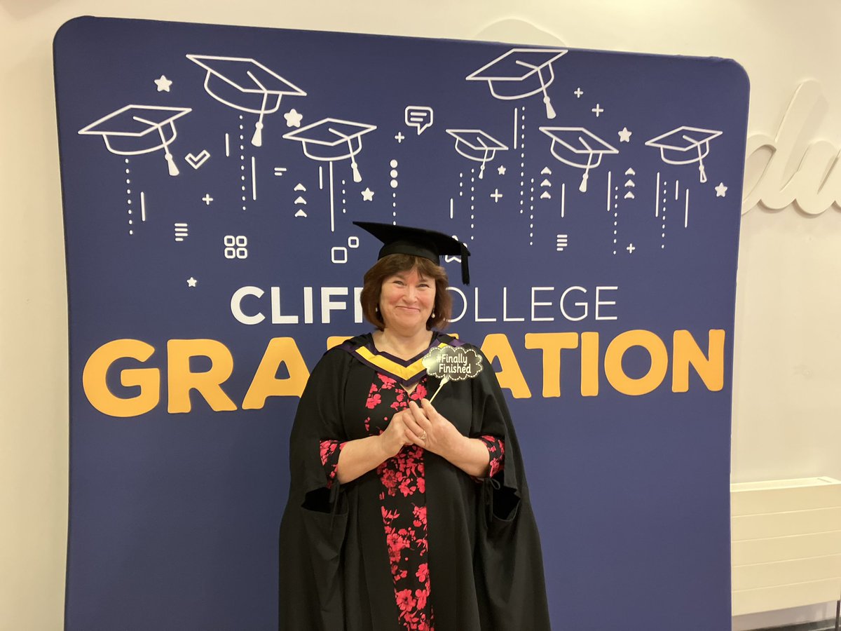Congratulations to my amazing wife Carol <a href="/dimmingsdale/">Carol Cotton</a> on her MA Graduation today with <a href="/CliffCollege/">Cliff College</a> and <a href="/manchesterunive/">manchesteruniversity</a> Thanks to all the staff for their support😀 <a href="/ash0411/">Ashley Cooper</a> <a href="/AndrewStobart/">Andrew Stobart</a>