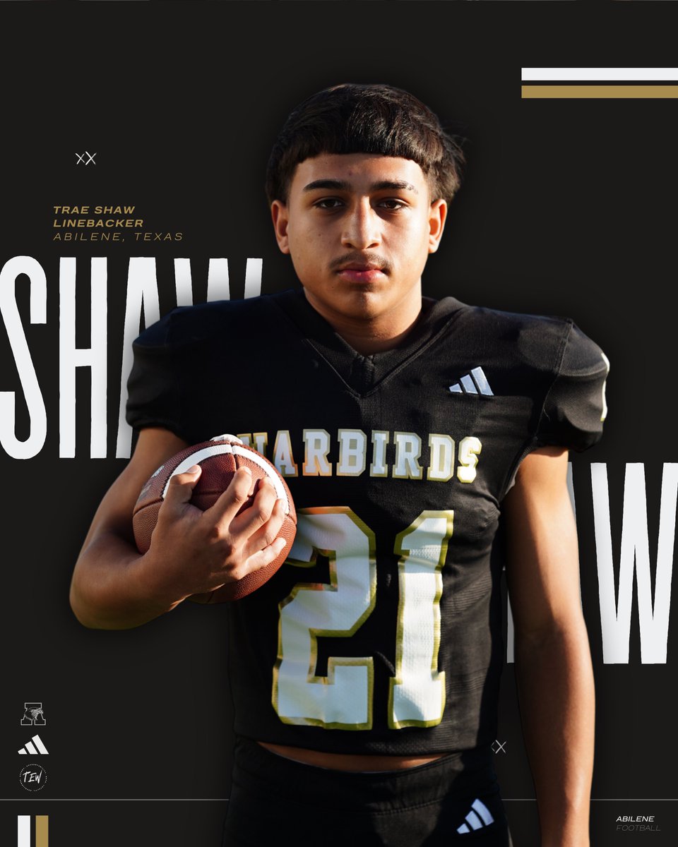 AbileneEagleFB's tweet image. Big Hit of the Week

Trae Shaw | OLB | 21

Aamanni Strahan | DE | 24

#TEW | #Warbirds