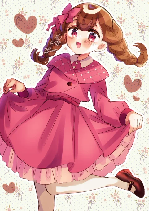 描き下ろしの憧レ百貨店おめかしこむぎが可愛すぎる#precure 
