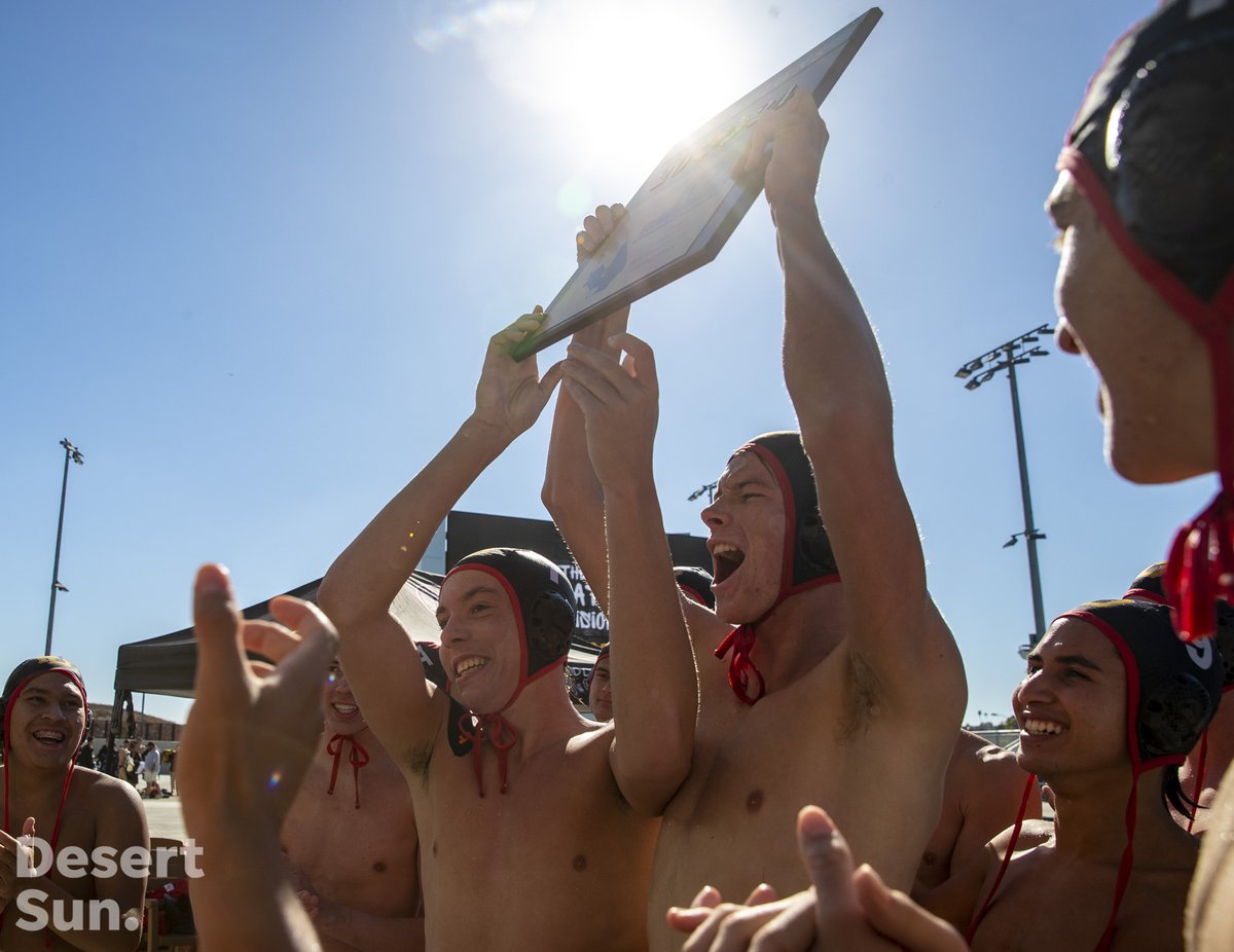 Champs! Palm Desert's smothering defense sparks CIF-SS Division 5 boys' water polo title desertsun.com/story/sports/h… <a href="/PDHS_Athletics/">PalmDesertAthletics</a>