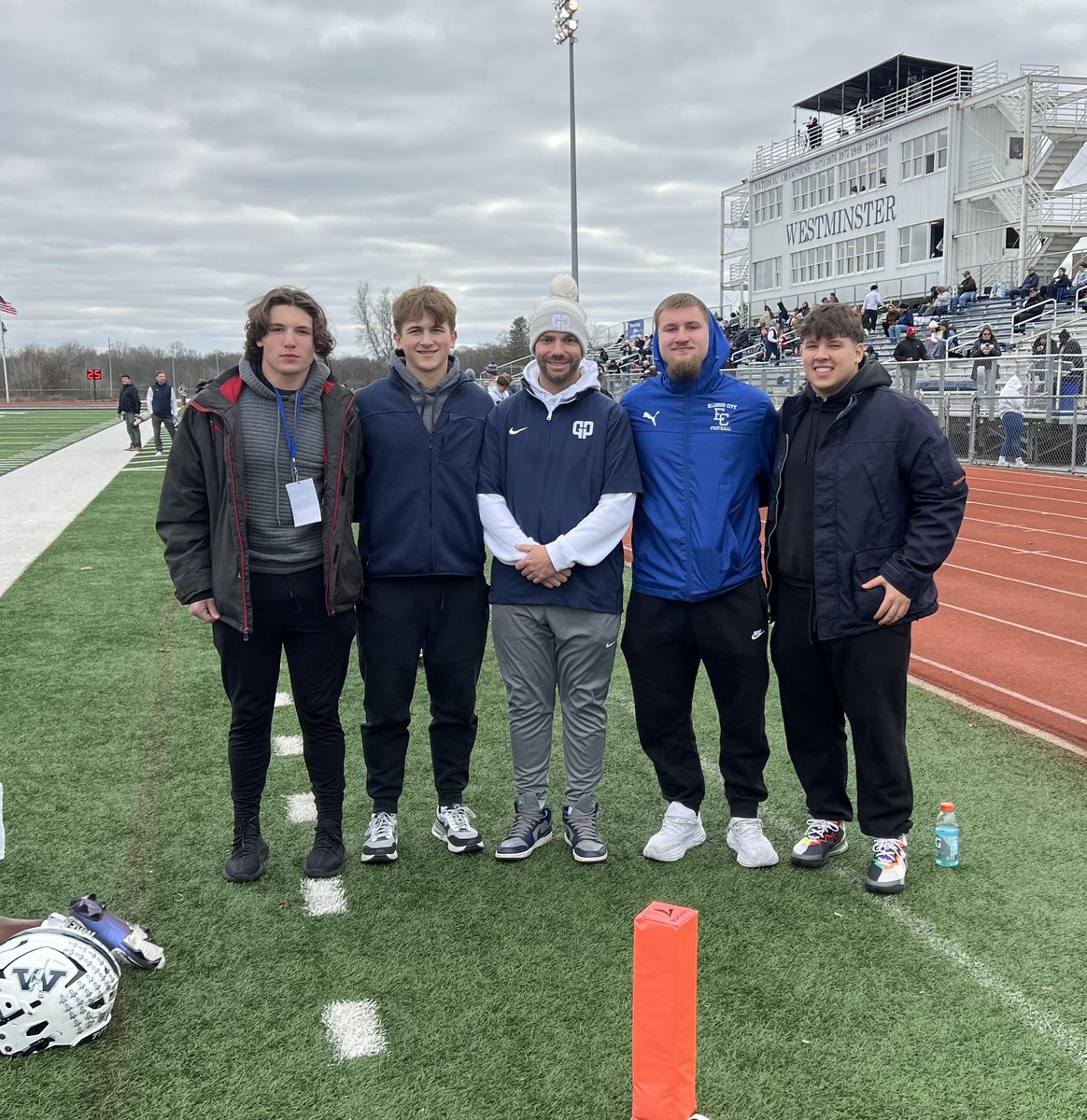 Enjoyed my stay today at Westminster College, beautiful facilities and even better people. Thanks for having me!! #titanpride <a href="/CoachHardyWRs/">Coach Jaevon Hardy</a> @JoeyAntuonoOL <a href="/kpiper24/">Kyle Piper</a>