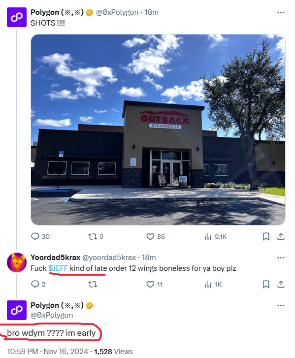 hanjiahnn's tweet photo. @0xPolygon  shill $JEFF too fking much

$JEFF @0xPolygon mascot 
#memetoo top 2 techcoin mascot($JESTER top 1)

Buy around $500k-2M Market Cap
1st Target: $10M

High risk, just gambling

CA: BiVYnDXP853rVC38r17jGH6WtcsC5znyyivB6mrKpump
https://t.co/9YNgSz2aeO https://t.co/MNkVs4vnaS