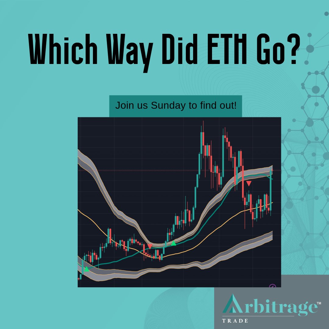 arbitrage_trade's tweet image. Which way did Ethereum go this week? Join us Sunday to see how ETH performed and where it might go next! #eth #ethereumtrading  #ethereum