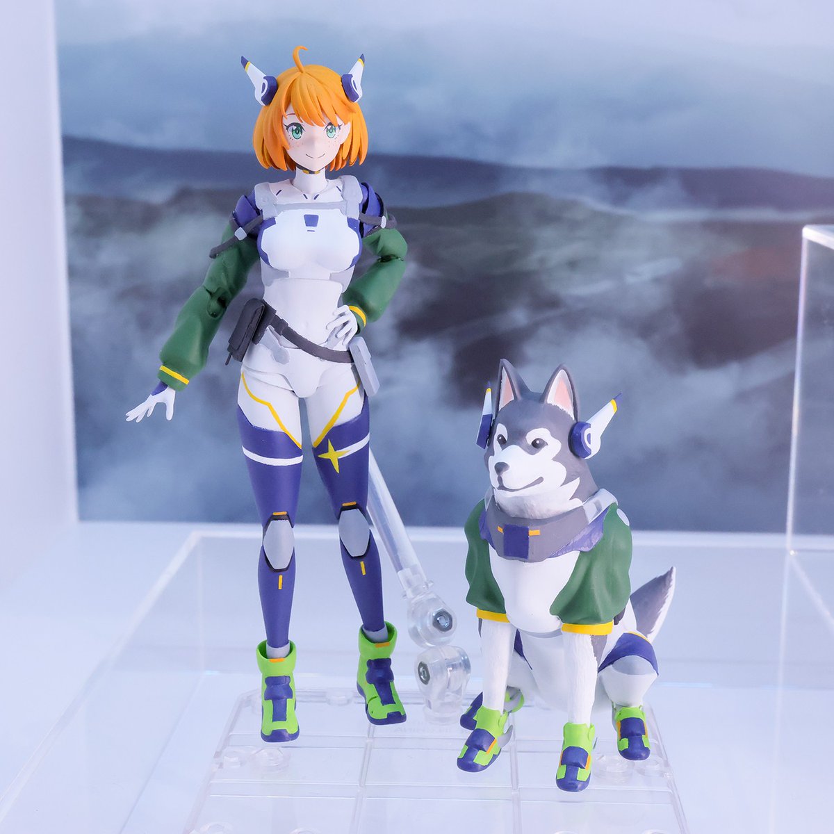 t_features's tweet photo. ◤11/17 17時まで開催!
#魂ネイション2024◢
TAMASHII NATIONSが送る、新たなプロジェクト――『メカプラスアイ THE STORY OF REG4 UNIT』
📌https://t.co/GcgDYyDTD9
秋葉原UDX 2Fにて、作品紹介やPV上映に加え、フィギュアも参考展示!
#REG4 #メカプラスアイ #メカプラ #AI機械獣 #レグヨン #t_n2024