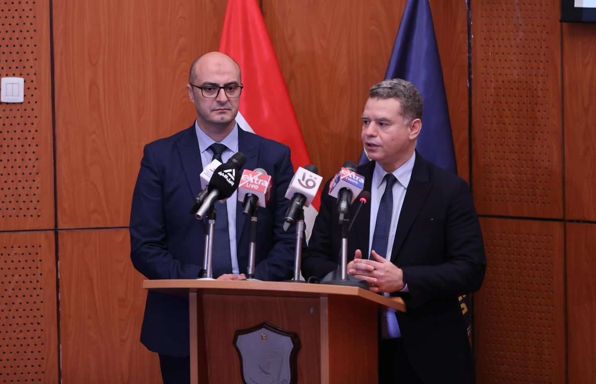 ITIDA's tweet image. Dr. Amr Talaat, Minister of Communications, and Eng. Ahmed El Zaher, CEO of ITIDA, join NTRA to license top contact centers: Vodafone, Raya, Xceed, Concentrix, Capgemini, Genpact, Teleperformance.
Reinforcing Egypt’s global outsourcing leadership.

#JustInTimeForEgypt