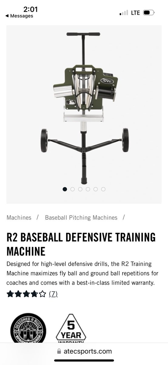 Our new recruit is blessed &amp; thankful 2 commit 2 ESP.  He would like to thank all of his family, friends, the engineers who designed him and coaches who helped along the way. He is ranked the #1 defensive training tool in the Perfect Game top
100. Time 2 get to work!⚾️#ESPTrained