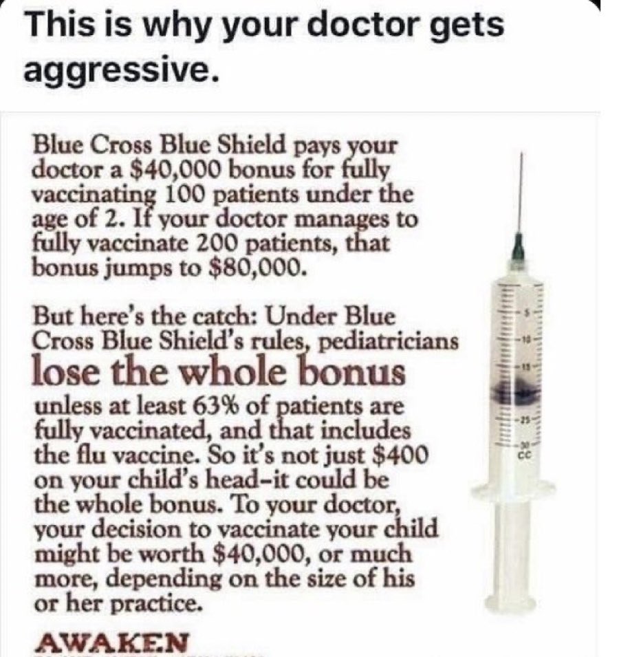 Imagine them getting paid for it. Now imagine them <AND YOU> being forced to do it at the edge of the proverbial sword. #OperationWarpspeed was a test drive for the real deal.