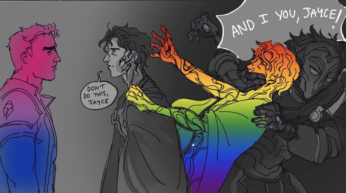 from the mind of benji and the pen of mj #Arcane #jayvik