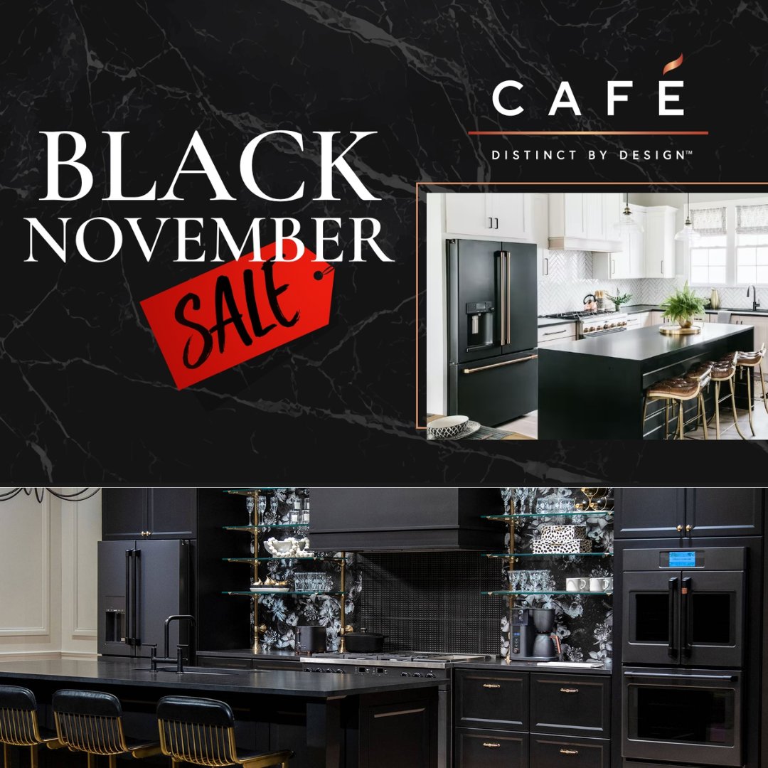 alboappliance's tweet image. Transform your kitchen with Café appliances, where style meets performance! Stop by Albo Appliance during the Black November Sale for the best deals around.

#BlackNovemberSale #CafeAppliances #DistinctByDesign #AlboAppliance #ShopNewJersey #ModernKitchen