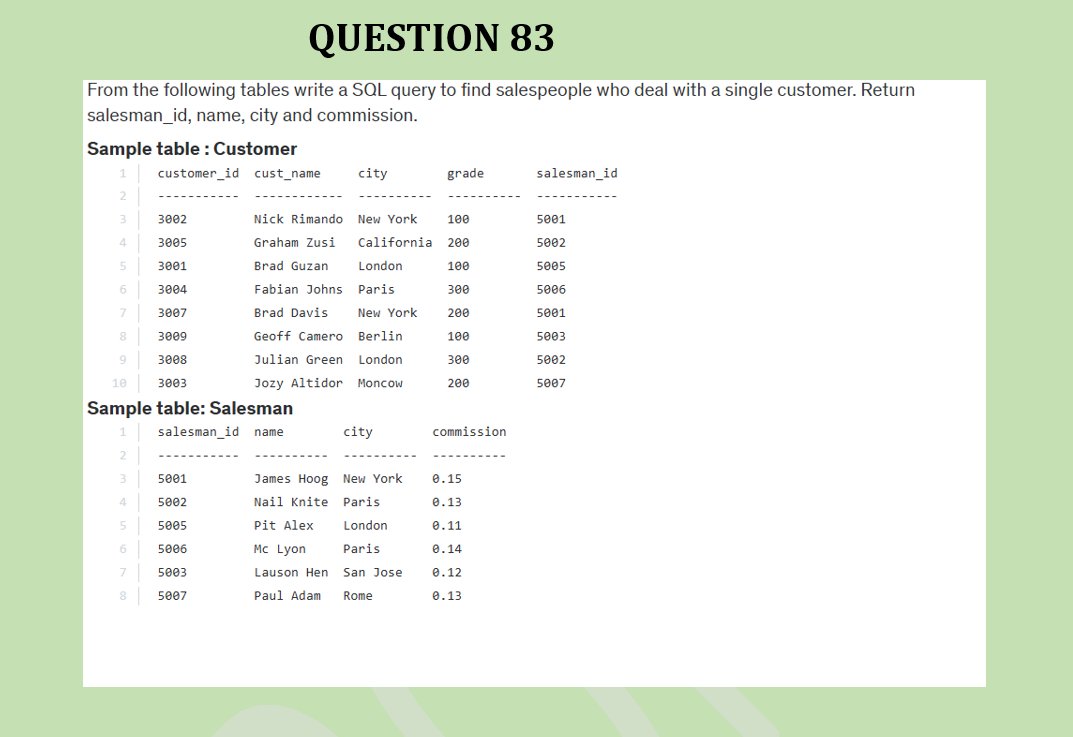 RebeccaOluwato3's tweet image. #MASTERSQL #Day83 #Question83 #LearnwithRebecca #100daysofSQLexercises