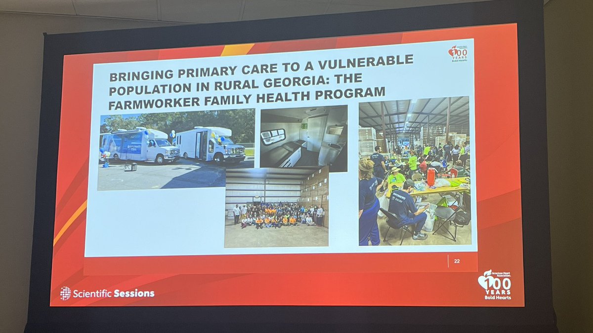 Joshua J. Joseph, MD, MPH, FAHA (@joshuajosephmd) on Twitter photo <a href="/ErinFerranti/">Erin Ferranti, PhD, MPH, RN</a> discussed approaches 4 marginalized communities
✅ LE8 disparities by race/ethnicity
✅ Rural areas face shortages in primary care, specialty providers, and mental health
✅ Telehealth and team-based care can improve rural access, but more solutions needed
#AHA24 <a href="/ErinFerranti/">Erin Ferranti, PhD, MPH, RN</a> discussed approaches 4 marginalized communities
✅ LE8 disparities by race/ethnicity
✅ Rural areas face shortages in primary care, specialty providers, and mental health
✅ Telehealth and team-based care can improve rural access, but more solutions needed
#AHA24