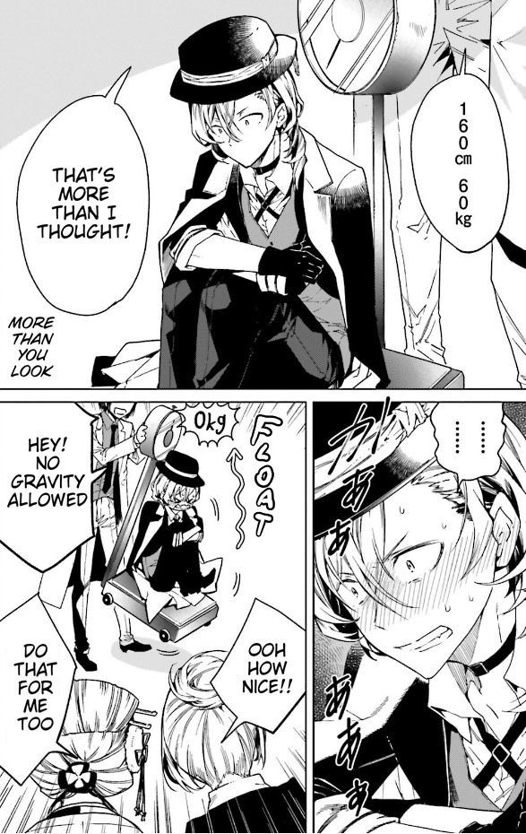 Chuuya using his gravity to make himself lighter hurts me :(