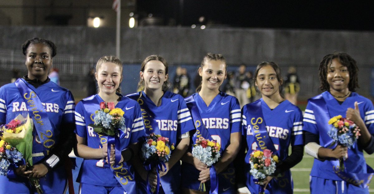 Senior Night - Year 4️⃣
We are grateful to these Raiders who have all contributed to building and expanding the sport of Flag Football at <a href="/RICSAthletics/">Riverwood Athletics</a>! Thank you for your contributions and for your leadership. You left a mark on this <a href="/RicsFlagFB/">RICSFlagFootball</a> program. 🎓