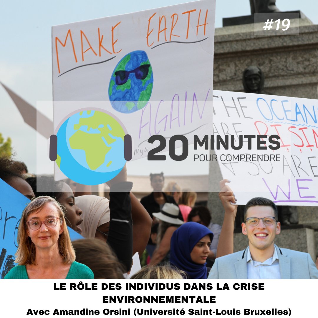 📢Rappel d'épisode !
À l’occasion du lancement de la COP29 ce lundi, nous vous proposons de revenir sur le rôle de l’individu dans la résolution de la crise environnementale, avec Vincent Gabriel et Amandine Orsini, professeure à l'Université Saint-Louis.
open.spotify.com/episode/43YKsW…
