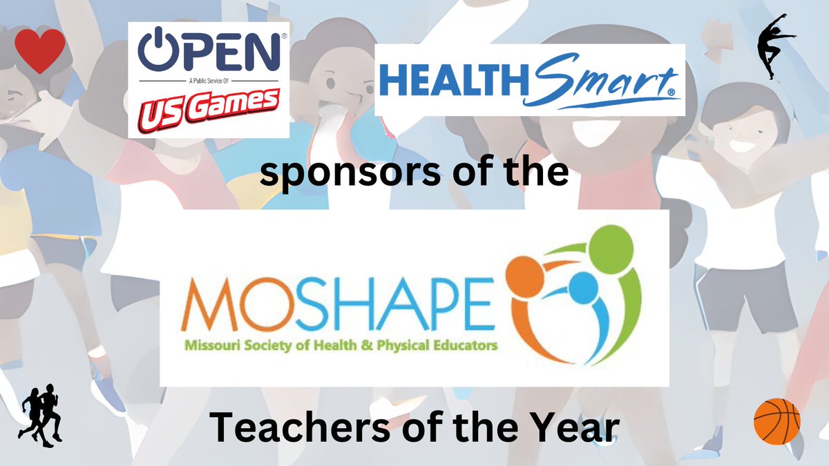 OPEN Phys Ed (@openphysed) on Twitter photo Thanks <a href="/MOSHAPE1/">Missouri SHAPE</a> for our exclusive partnership in sponsoring your Teacher of the Year Awards with @usgames <a href="/BSNSPORTS/">BSN SPORTS</a> and @healthsmartk12! Congratulations to all of this year's recipients! #BetterTogether2024 Thanks <a href="/MOSHAPE1/">Missouri SHAPE</a> for our exclusive partnership in sponsoring your Teacher of the Year Awards with @usgames <a href="/BSNSPORTS/">BSN SPORTS</a> and @healthsmartk12! Congratulations to all of this year's recipients! #BetterTogether2024