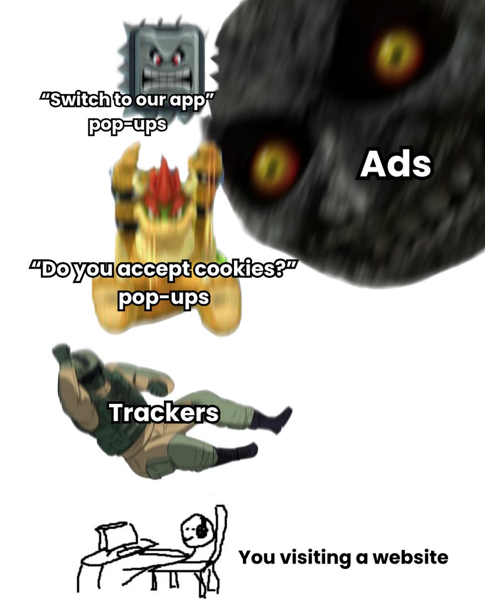 Tired of this happening while you browse? Download Brave.