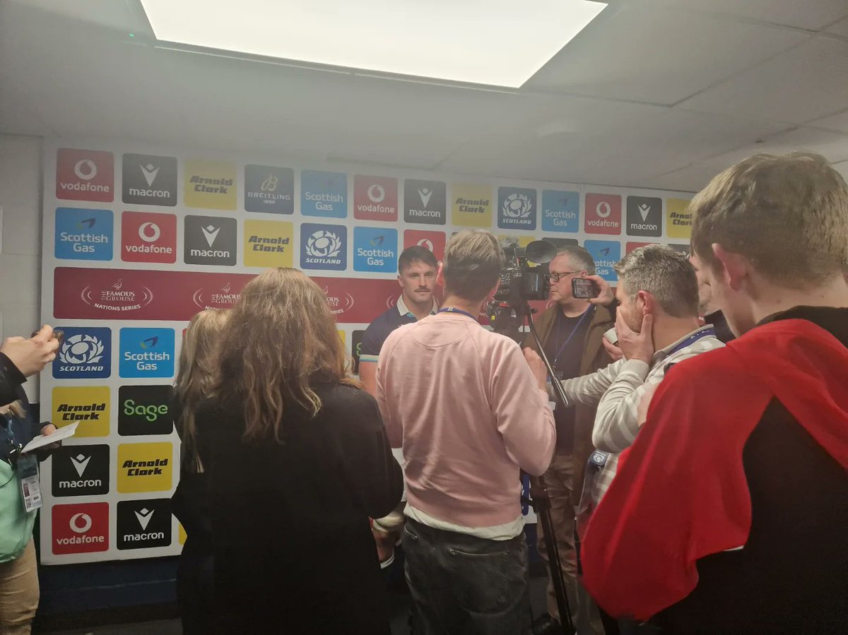 #scotlandrugby at #murrayfield 
Great experience, amazing fans, welcoming staff. #journalism #AsOne #SCOvPOR