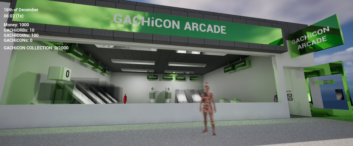 #GACHiCON ARCADE is OPEN for business!  🤩

#ScreenshotSaturday #UE5 #GameDev