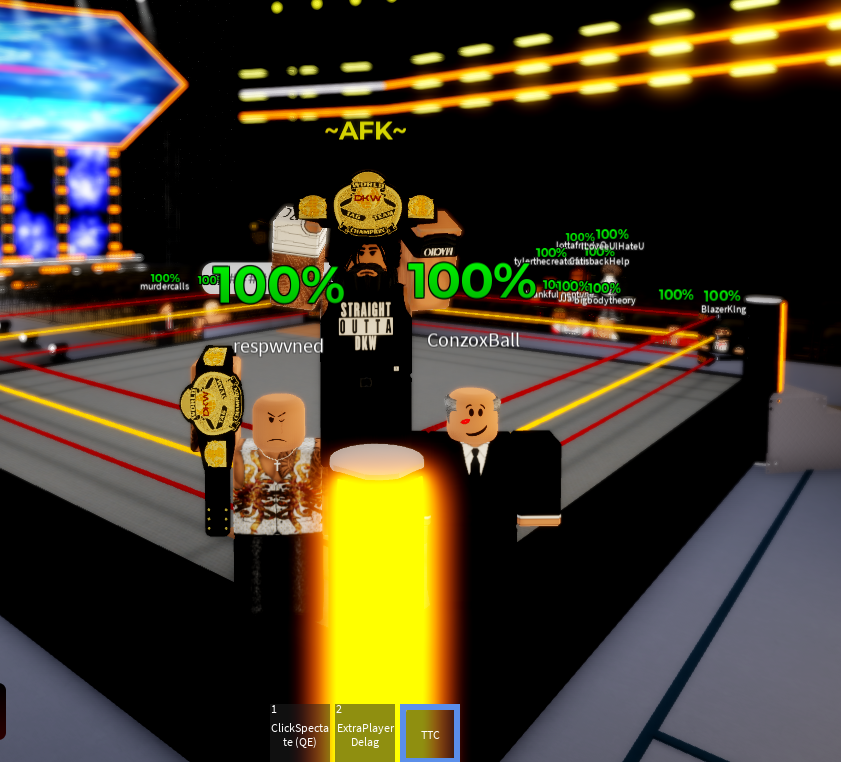 allfellsiIent's tweet photo. #ANDNEW @DKW_Roblox Macho Reigns And The Double Champ The Jock GGS SABEN AND AA (4-1)
#HIGHCHIEF #STARDOMCHAMPION #GOAT #TRIBALCHIEF #DOUBLEGOLD #DOUBLECHAMP https://t.co/a9I0htWxWn