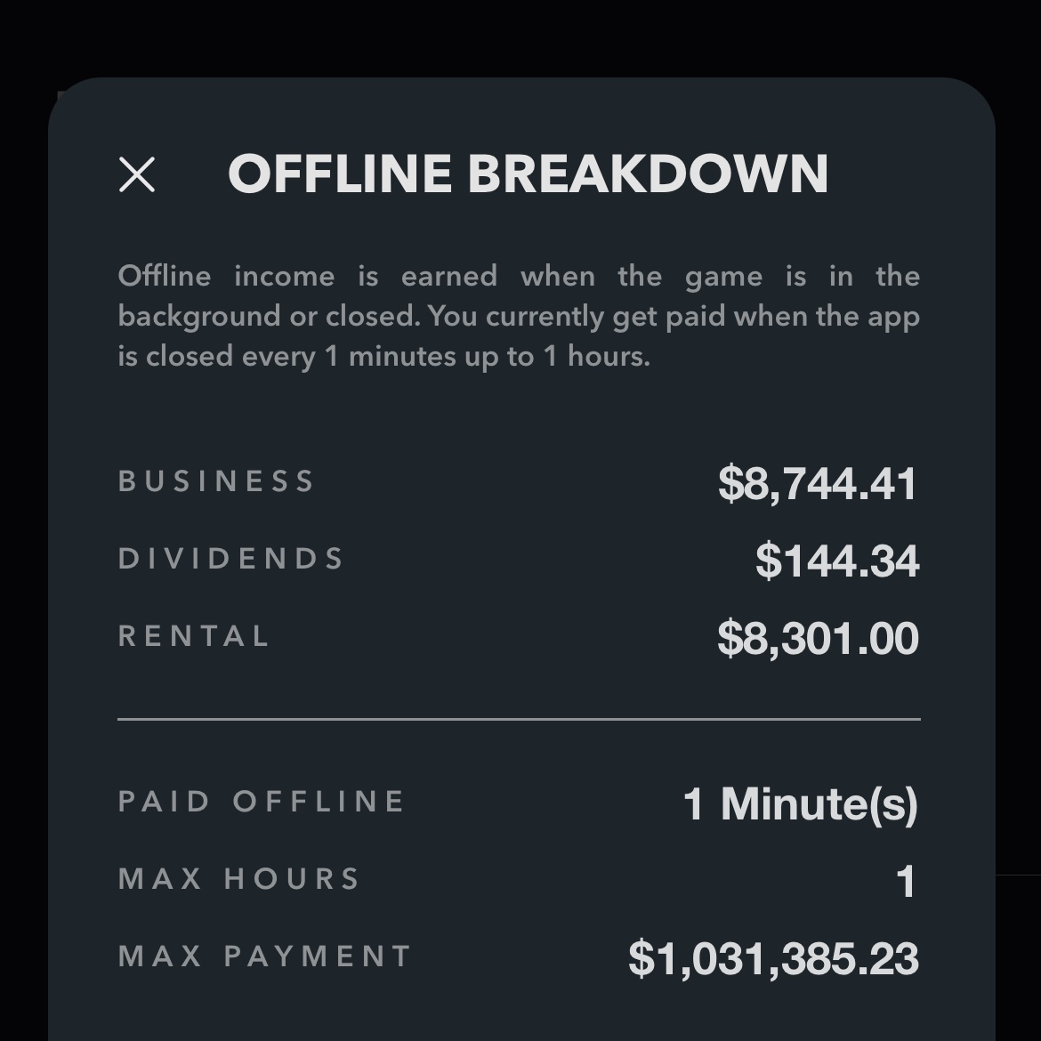 chimpanzeeiOS's tweet image. In Empire CEO (iOS), you can earn passive income offline - a combination of dividends, rentals and acquired businesses.
#simulationgame #iosgaming #mobilegames