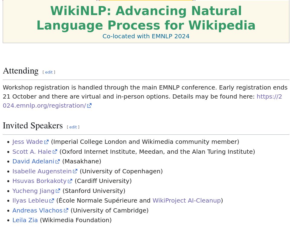 Highlights from #WikiWorkshop at #EMNLP2024: Presented our work on Hoax articles (aclanthology.org/2024.wikinlp-1…) and participated in a panel on misinformation with <a href="/vlachos_nlp/">Andreas Vlachos</a> and <a href="/IAugenstein/">Isabelle Augenstein</a> . Thanking the organizers and <a href="/frimelle/">Lucie-Aimée Kaffee</a> for the incredible experience! 1/2