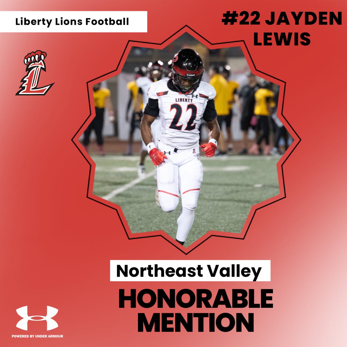 Liberty Lions Football (@libertyfblions) on Twitter photo These Lions Earned Honorable Mention Northeast Valley !
#COL #TDLCC #LibertyFB #LionsFB
<a href="/DraceWadlington/">Drace Wadlington</a> <a href="/DembyLamas/">Esteban Demby-Lamas</a> @JaydenLewis219 <a href="/Ty_Burnstein/">Tyler Burnstein 3⭐️EDGE</a> These Lions Earned Honorable Mention Northeast Valley !
#COL #TDLCC #LibertyFB #LionsFB
<a href="/DraceWadlington/">Drace Wadlington</a> <a href="/DembyLamas/">Esteban Demby-Lamas</a> @JaydenLewis219 <a href="/Ty_Burnstein/">Tyler Burnstein 3⭐️EDGE</a>
