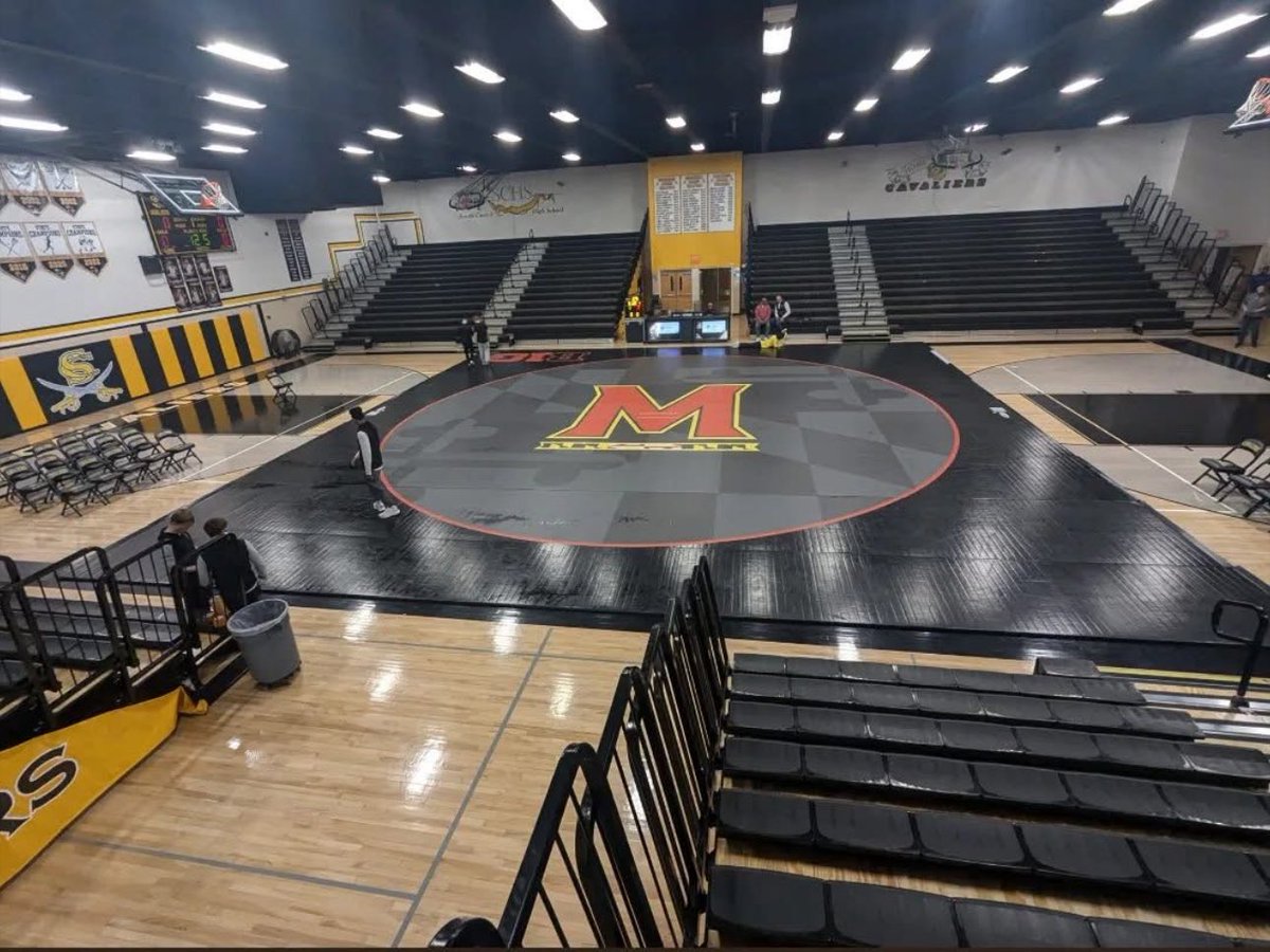 Bryan Hamper (@bryanhamper) on Twitter photo Stage is set for tonight’s dual between <a href="/TerpsWrestling/">Maryland Wrestling</a> & <a href="/AU_Wrestling/">AU Wrestling</a> at <a href="/CavsWrestling/">South Carroll Wrestling</a> 6pm! Free Admission!! Also live on <a href="/MatScouts1/">MatScouts</a> <a href="/TheRokfin/">Rokfin</a> <a href="/InterMat/">InterMat</a> Stage is set for tonight’s dual between <a href="/TerpsWrestling/">Maryland Wrestling</a> & <a href="/AU_Wrestling/">AU Wrestling</a> at <a href="/CavsWrestling/">South Carroll Wrestling</a> 6pm! Free Admission!! Also live on <a href="/MatScouts1/">MatScouts</a> <a href="/TheRokfin/">Rokfin</a> <a href="/InterMat/">InterMat</a>