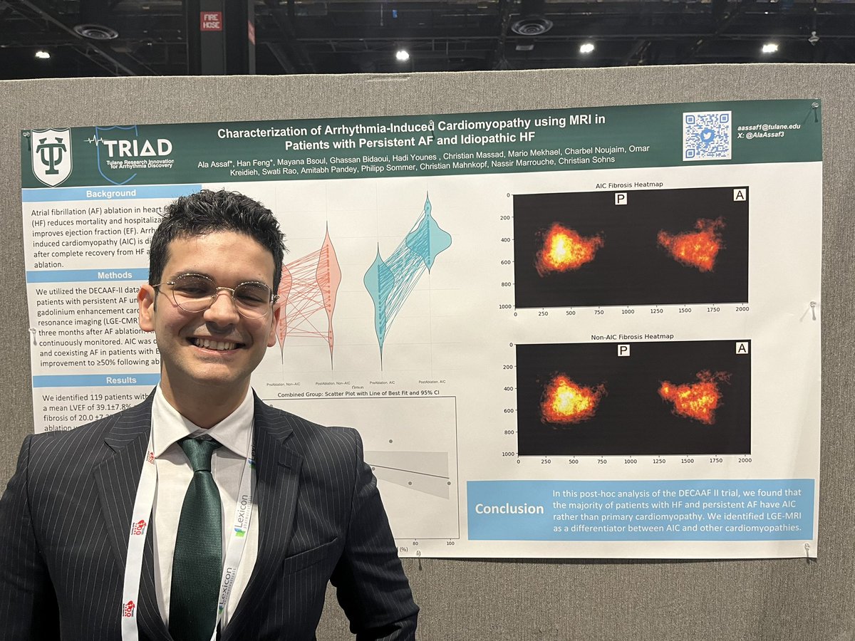 <a href="/AlaAssaf3/">Ala' Assaf</a> shows why all patients with #HF and #AFib need #CMR! Important data from DECAAF at #AHA <a href="/nmarrouche/">Nassir Marrouche</a> <a href="/CMahnkopf/">Cmahnkopf</a> <a href="/Phiso_de/">Philipp Sommer</a> <a href="/AGEP_DGK/">AGEP</a> <a href="/YoungDgk/">Young DGK</a> <a href="/MekhaelMario/">Mario Mekhael</a> <a href="/TillAlthoff/">Till Althoff</a> <a href="/netta_doc/">JK Han MD</a> <a href="/shivkumarmd/">Kalyanam Shivkumar MD PhD</a> <a href="/westernAFib/">Western Atrial Fibrillation Symposium</a>