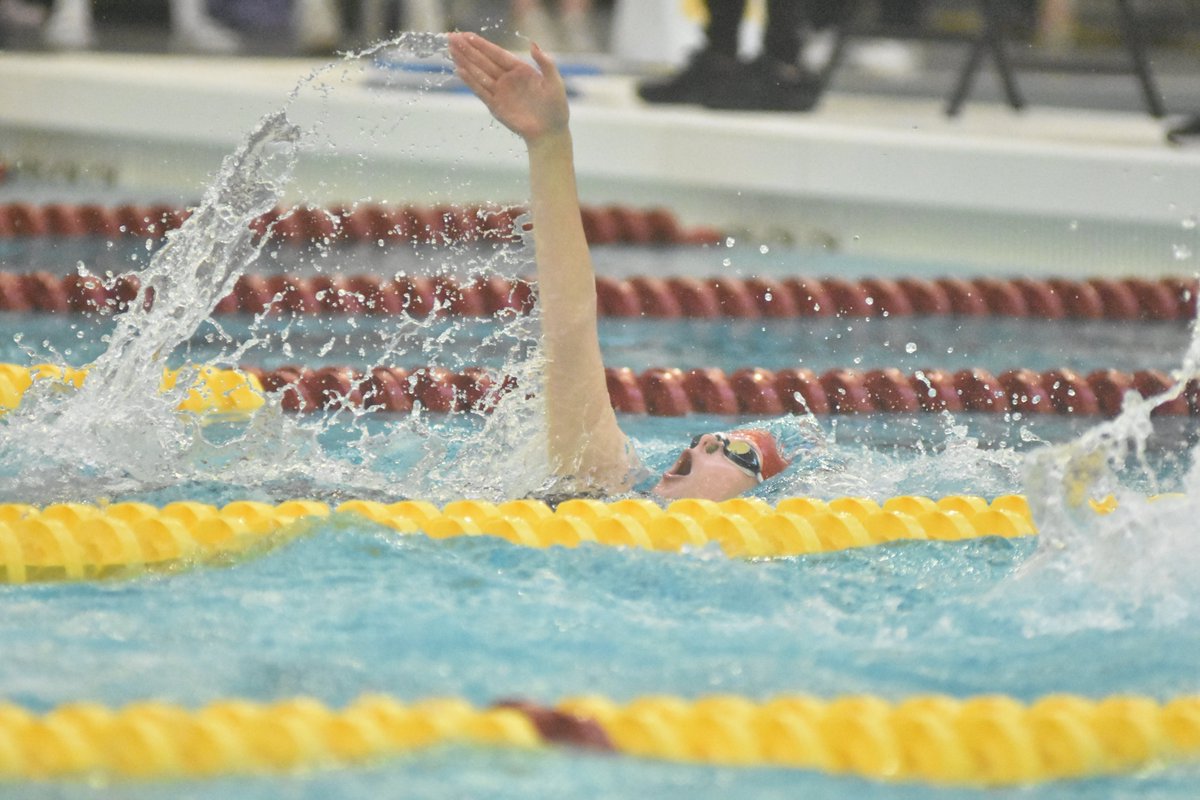 RockyHulneADH's tweet photo. Austin sophomore Gracie Greenman resets her AHS record in the 100-backstroke as she finishes second at state. https://t.co/o5wiQQQZfV