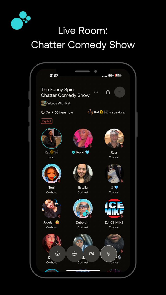 🎤😂 Ready for non-stop laughs? 

Chatter Social presents the Comedy Connection Show! 

Join us for hilarious sets, good vibes, and the chance to stream &amp; share your favorite moments live. 

Don’t miss the fun – your virtual front-row seat is waiting! 🎭🔥 

#ChatterLaughs