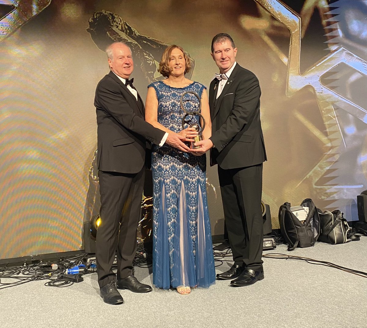 ⭐️ We’re honoured to welcome @LaoisLadies legend Sue Ramsbottom into our Hall of Fame this evening 🔵⚪️

Sue won a TG4 All-Ireland Senior medal with Laois in 2001 and is a 7-time TG4 All-Star recipient 👏 

#TG4Allstars