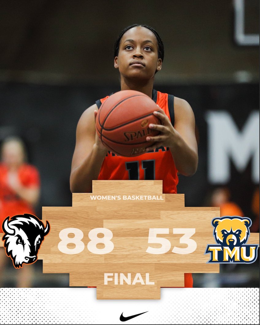 𝗟𝗮𝗱𝘆 𝗕𝘂𝗳𝗳𝘀 𝗱𝗲𝗳𝗲𝗮𝘁 𝗧𝗿𝘂𝗲𝘁𝘁 🏀

#buffnation 🦬