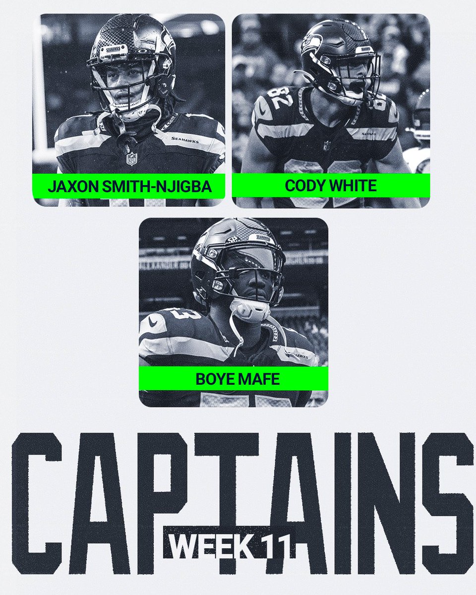 Our Week 11 captains.