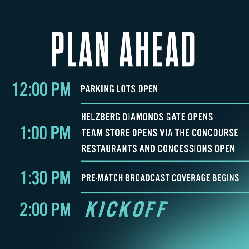 thekccurrent's tweet photo. GET READY TO BRING THE NOISE #KCBABY

Gates open at 1PM for the 2PM kickoff. Plan ahead and arrive early 👇