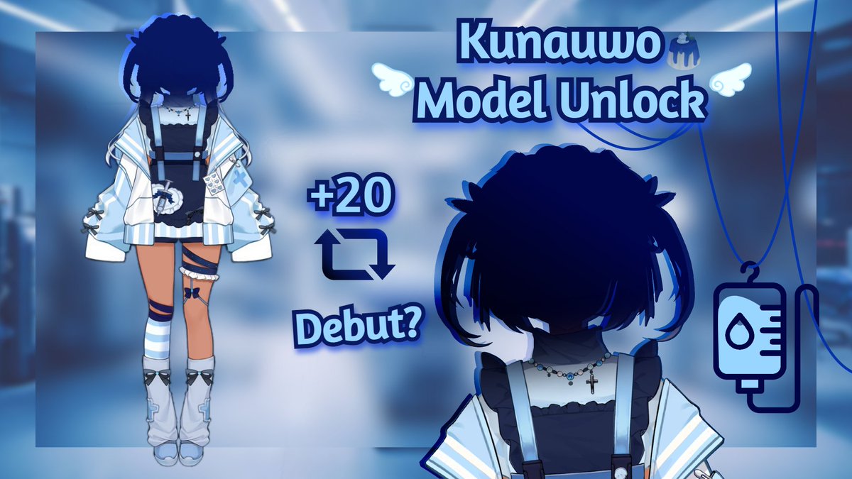 kawomeii's tweet photo. 💙MODEL UNLOCK💙
Almost there~
Let's unlock the debut now, shall we?
See you soon :3
#VtubersUprising #vtubermodelreveal #vtubermodelunlock #VtuberDebut https://t.co/QM2K0yOueu