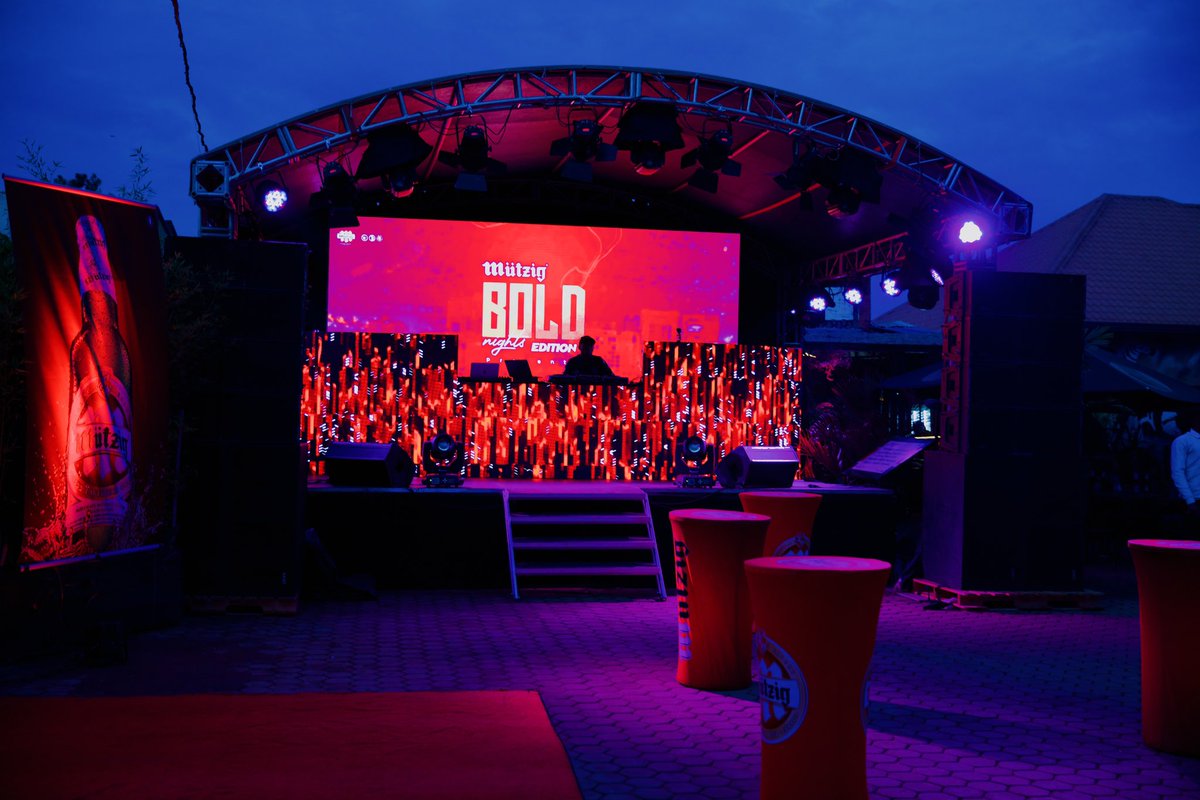 Rgconsultinc's tweet photo. We’ve gone BOLD tonight at @BugeseraDistr! 🔥 We turned it ALL THE WAY UP with @MutzigRwanda ! 🔥✨! 🍺💥 #Mutzig #BoldNights https://t.co/BHlqKOpCRN
