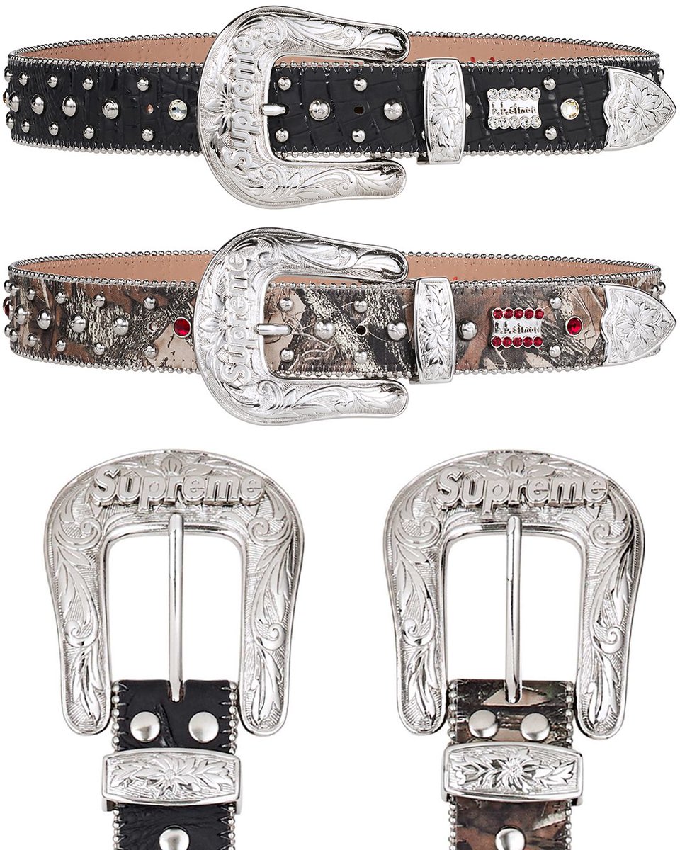 小物 Supreme b.b. Simon Studded Ranger Belt S Fall/Winter 2024 Preview – Supreme