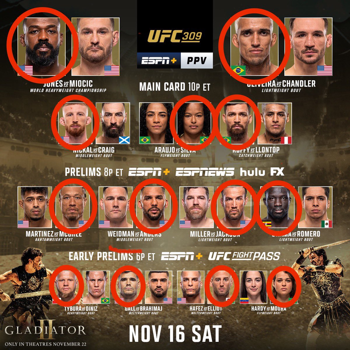 PFP_Podcast's tweet photo. UFC 309 Predictions:

#UFC #UFC309 #MMA https://t.co/40G7WpYFFp