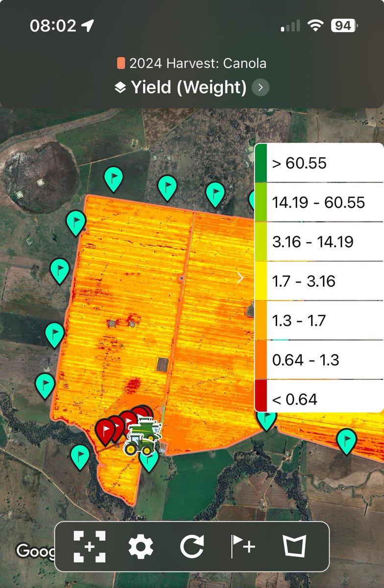 Can any JD Ops Centre App gurus point me in the direction of manually setting the scale ?? It seems to be a little out of whack!