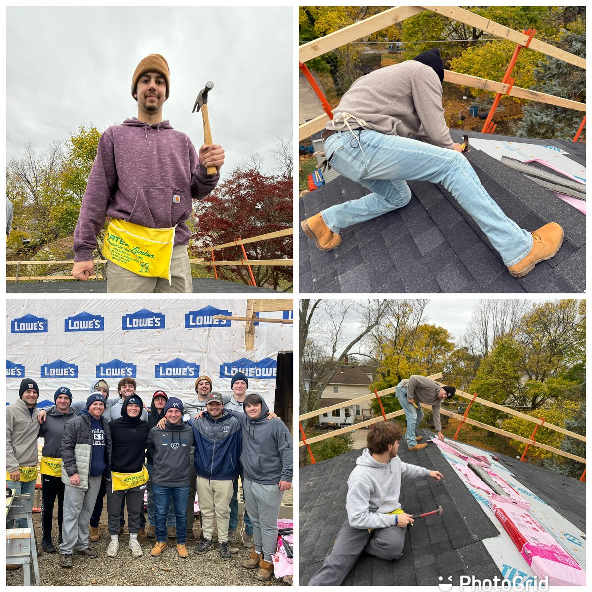 Great day for our team giving back to the community working with Habitat for Humanity. #GIVE #teammates