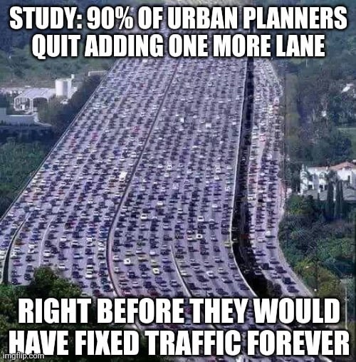 Greg21Olson's tweet photo. @NWUrbanist just one more lane tho pls I beg https://t.co/5NWo97F9gv
