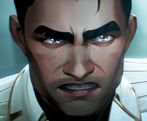 LaFanLoca's tweet photo. @jayvikcore Maybe i'm wrong. But i don't think that's "his" Jayce. Jayce's natural eye color is hazel, but here his eyes are golden. Just like Viktor's eyes before he absorbed the hexcore. https://t.co/WCkrSBkIOB