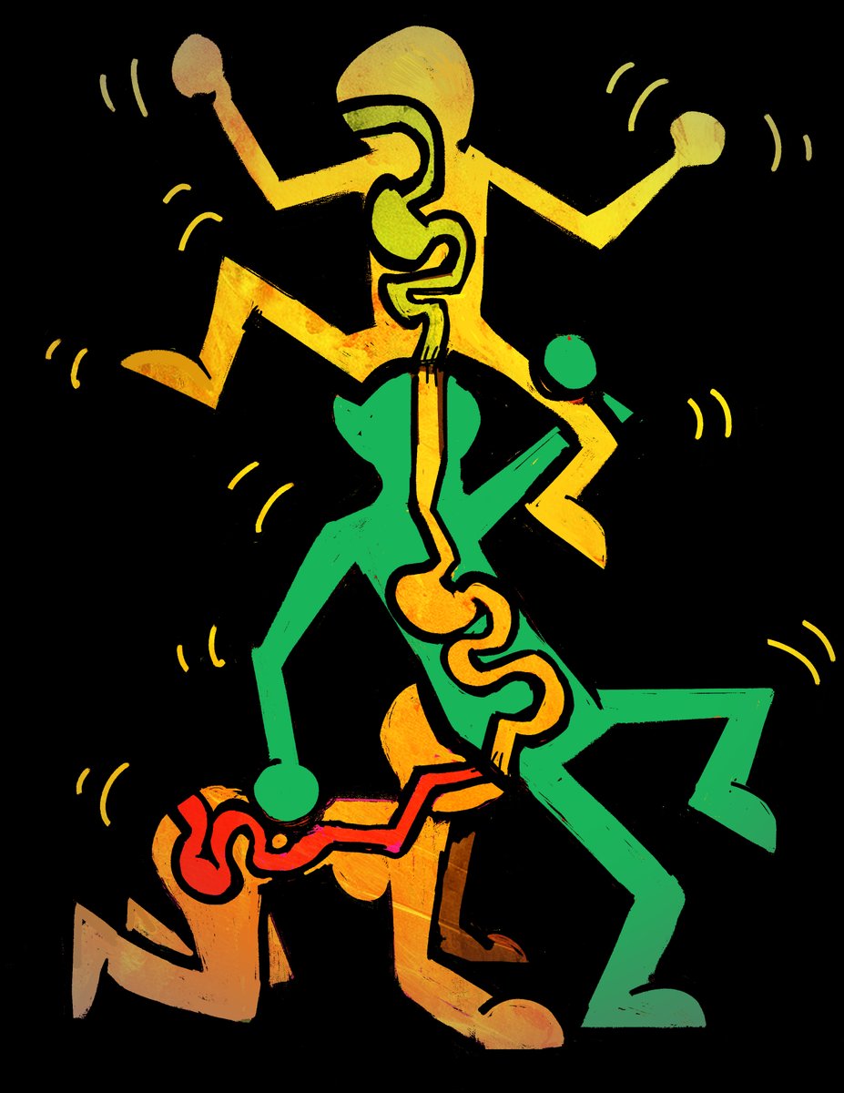 Mental illnesses as paintings:

Being a centrist