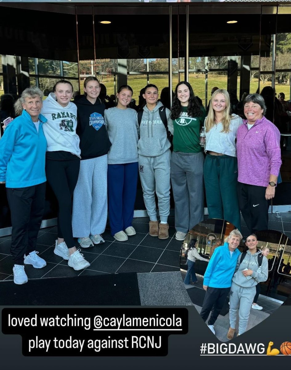 Great watching ⁦<a href="/caylamenicola/">Cayla Menicola</a>⁩ play today!! You made us proud 💕💕😍💪🏀#bigdawg