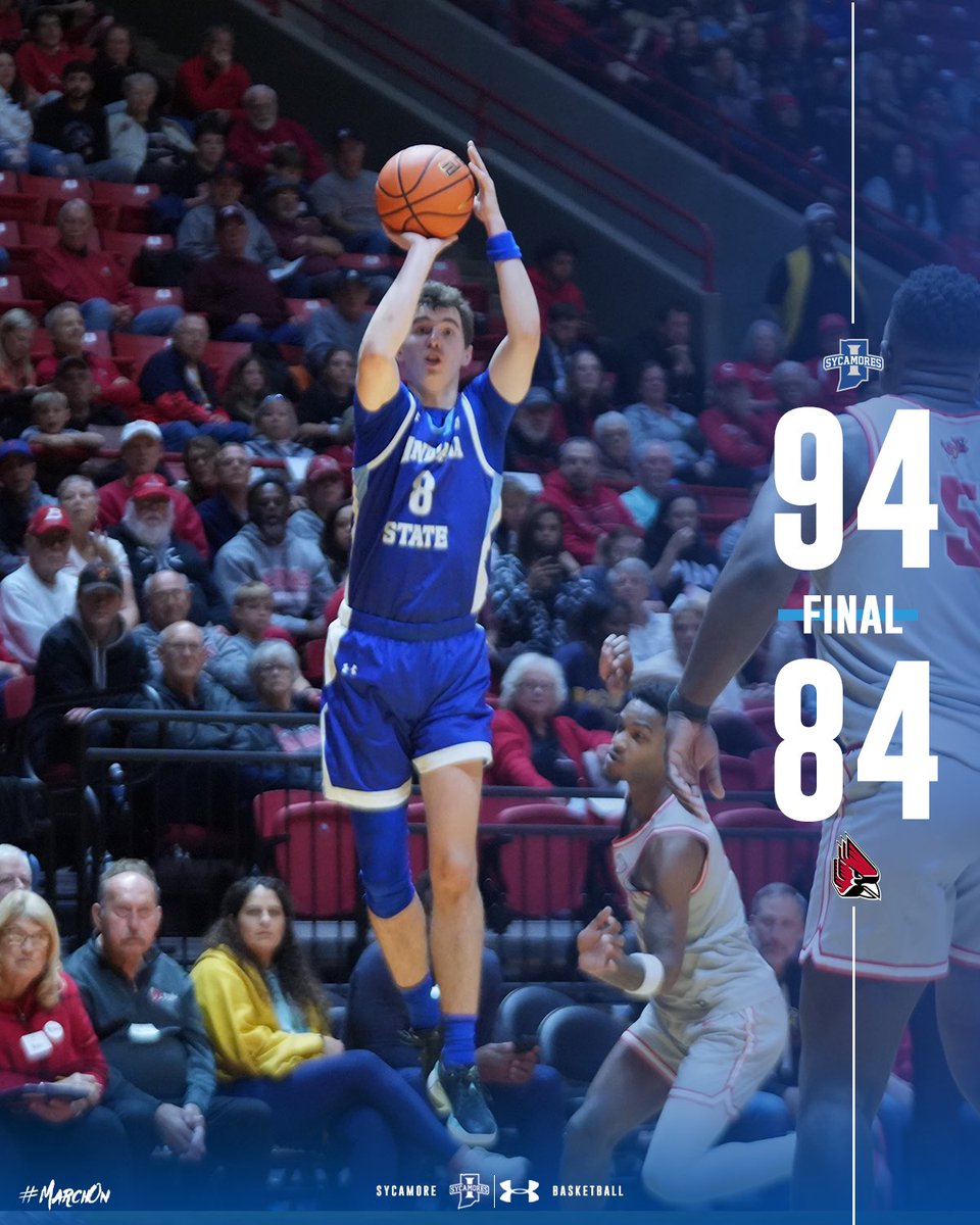 IndStBasketball's tweet photo. Road dub 😎

#MarchOn https://t.co/CwrUSBnnp6