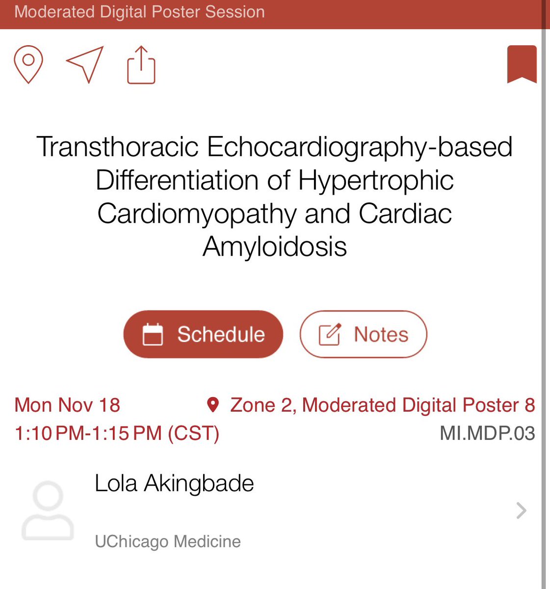 Lola Akingbade, MD (@lolaakingbade) on Twitter photo Excited to be presenting on echo based differentiation of HCM and Amyloid this weekend at AHA. Thanks to <a href="/JSlivnickMD/">Jeremy Slivnick</a> for the continued research mentorship! 🫀 Excited to be presenting on echo based differentiation of HCM and Amyloid this weekend at AHA. Thanks to <a href="/JSlivnickMD/">Jeremy Slivnick</a> for the continued research mentorship! 🫀