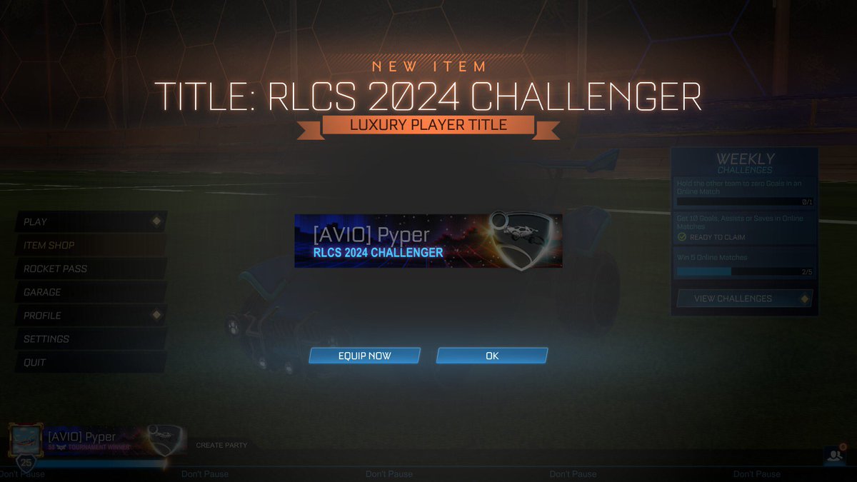 PyperThePlane's tweet image. ¡Título azul para Avionetas Voladoras!