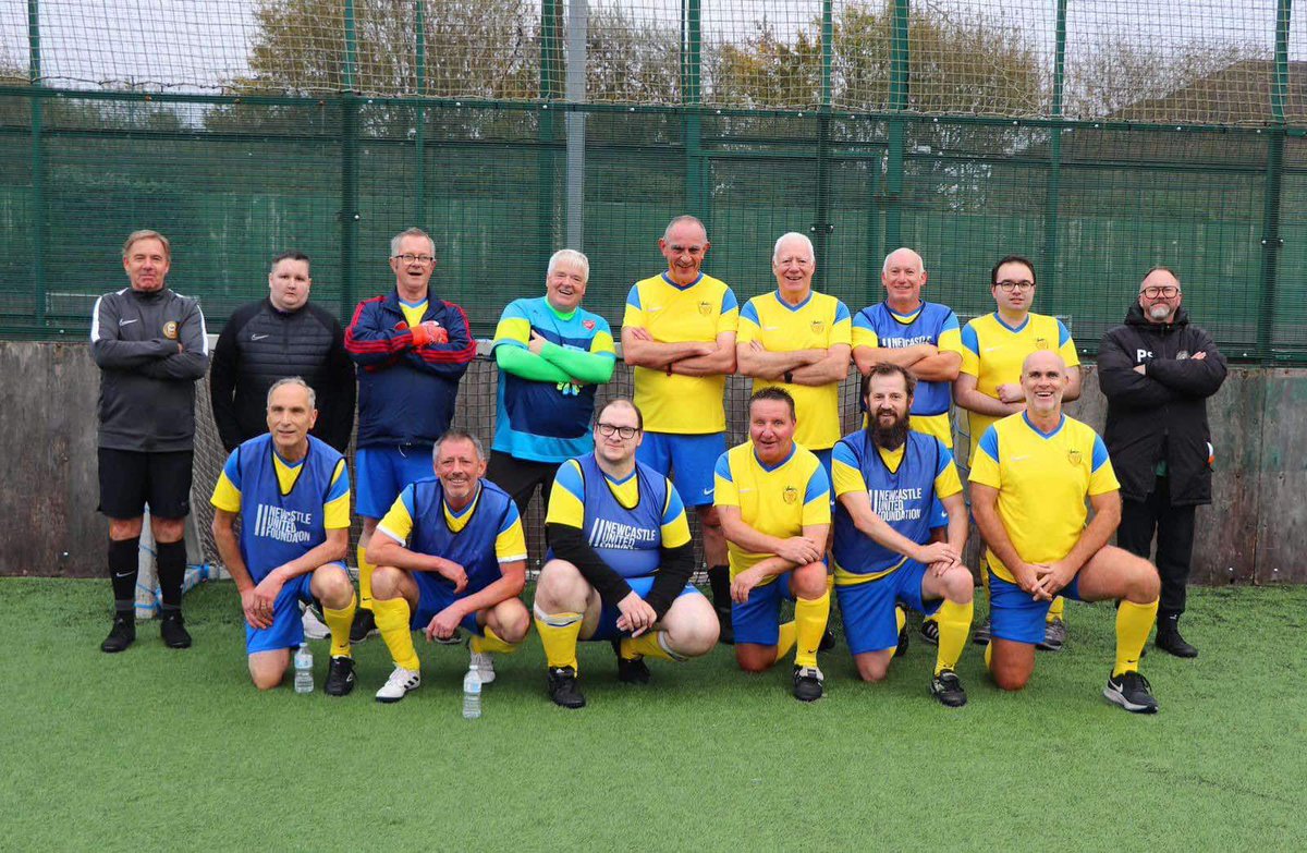 Whitehaven AFC Walking Football Team 

If you are interested please come along on Wednesday or Friday morning and try it out (we are a friendly bunch) or contact Nigel on 07518793752.

Played last week with the <a href="/NU_Foundation/">Newcastle United Foundation</a> 

#TheseStrollersCan #GiveUsAShout #FootballForAll