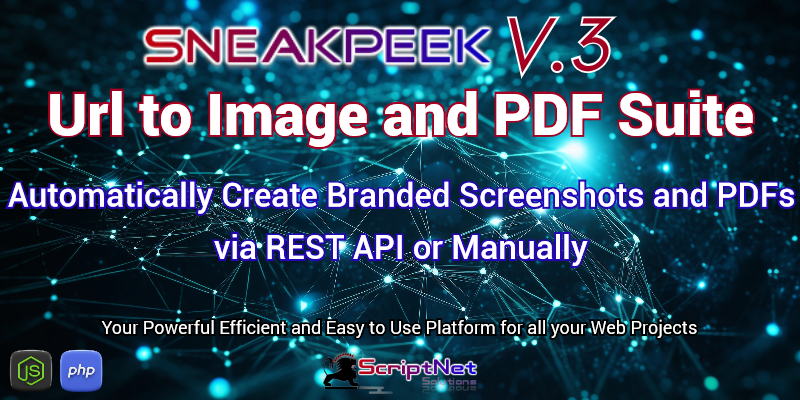ScriptNet_IT's tweet photo. Finally: #SneakPeek V3 Available!
https://t.co/RWh8Tt5uI5
Suite of Advanced #Features to meet the needs of #Webmasters, #WebAgencies and #Developers (with a nod to #WP Websites too).
Erase the need to rely on expensive third-party services! https://t.co/RHHPk85clk