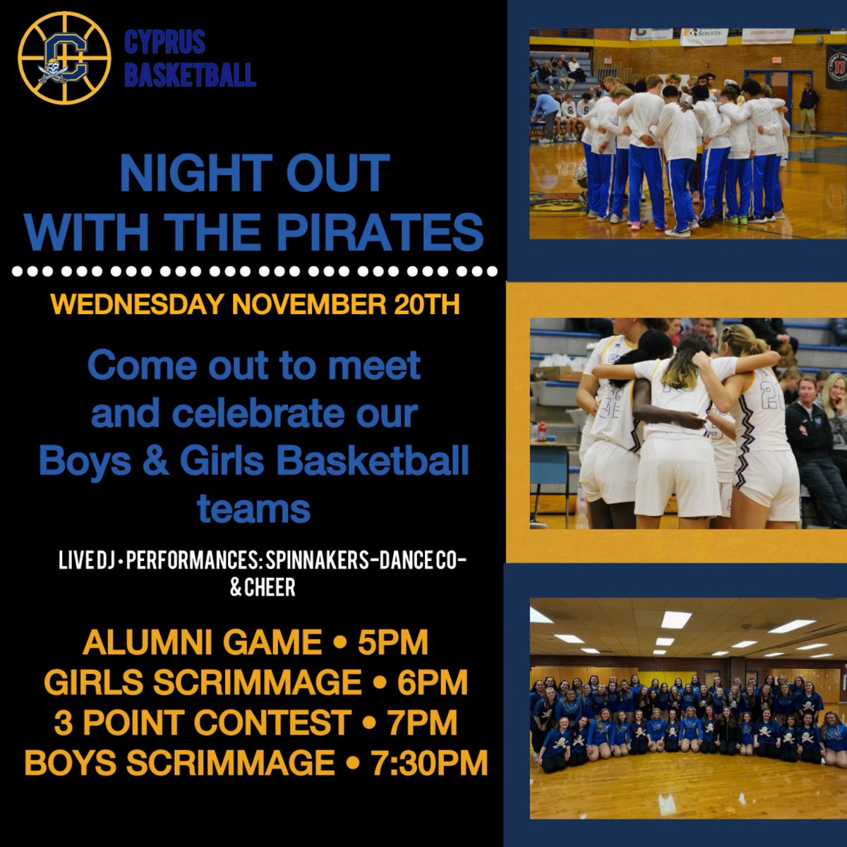 Come out and show some love to your Pirates! 🏴‍☠️🏀🏴‍☠️🏀🏴‍☠️🏀🏴‍☠️🏀🏴‍☠️🏀🏴‍☠️